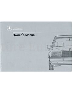 1989 MERCEDES BENZ E CLASS OWNERS MANUAL ENGLISH