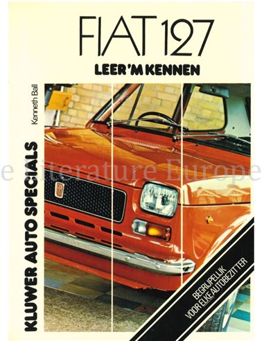 1971 - 1975 FIAT 127 VRAAGBAAK NEDERLANDS