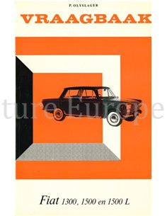 1961 - 1964  FIAT 1300 | 1500 | 1500 L REPAIR MANUAL DUTCH
