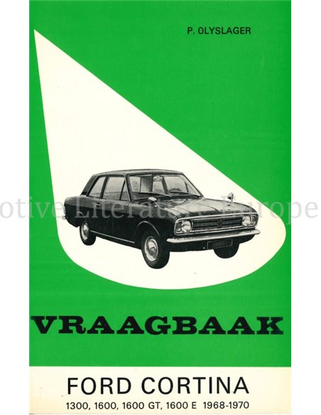 1968 - 1970 FORD CORTINA 1300 | 1500 | 1600 GT | 1600 E, REPARATURANLEITUNG