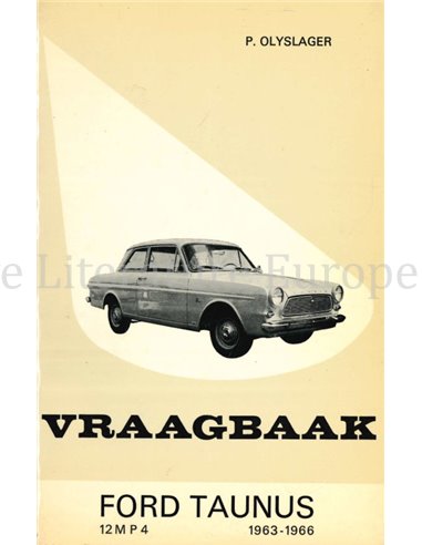 1963 - 1966 FORD TAUNUS 12M, P4, VRAAGBAAK