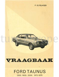 1972 - 1975 FORD TAUNUS 1300 | 1600 | 2000, REPARATURANLEITUNG