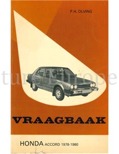 1978 - 1980 HONDA ACCORD REPARATURANLEITUNG NIEDERLÄNDISCH