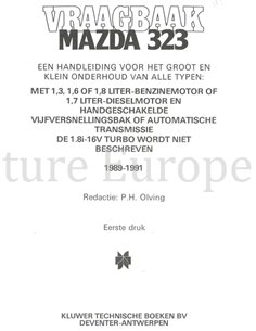 1977 - 1980 MAZDA 323, REPARATURANLEITUNG 2