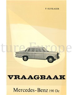 1962-1965 MERCEDES BENZ 190 Dc REPAIR MANUAL DUTCH