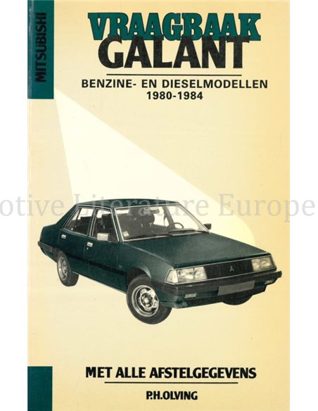 1980 - 1984 MITSUBISHI GALANT, BENZIN | DIESEL, REPARATURANLEITUNG