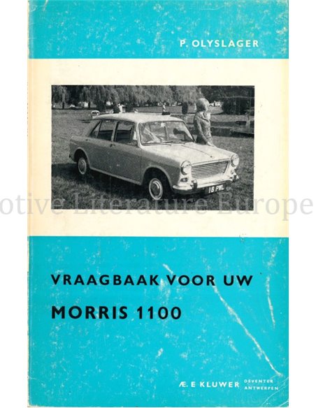 1962 - 1963 MORRIS 1100 REPAIR MANUAL DUTCH