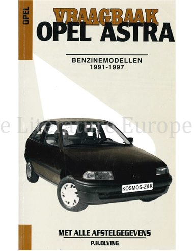 1991 - 1997 OPEL ASTRA BENZINE, VRAAGBAAK NEDERLANDS