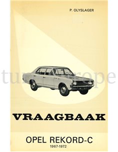 1967 - 1972 OPEL REKORD-C, REPARATURANLEITUNG
