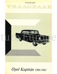 1960 - 1963 OPEL KAPITÄNL, REPARATURANLEITUNG