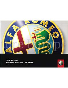2010 ALFA ROMEO WARTUNG & GARANTIE BETRIEBSANLEITUNG FRANZÖSISCH | NIEDERLÄNDISCH (BE)