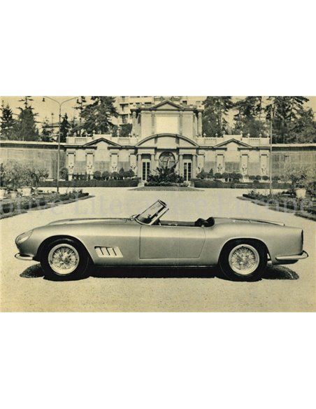1959 FERRARI 250 GRANTURISMO BERLINETTA & 250 CALIFORNIA BROCHURE ENGELS