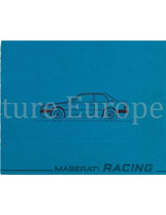 1991 MASERATI RACING BROCHURE ITALIAANS