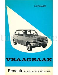 1972 - 1975 RENAULT 5L | 5TL | 5LS VRAAGBAAK NEDERLANDS