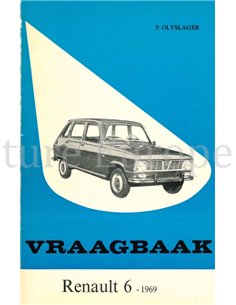 1969 RENAULT 6 REPARATURANLEITUNG NIEDERLÄNDISCH