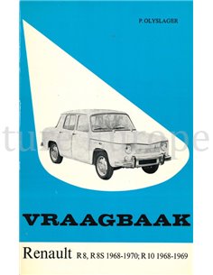 1968-1970 RENAULT R8 | R 8S | R 10  REPARATURANLEITUNG NIEDERLÄNDISCH