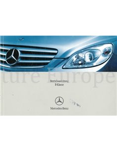 2006 MERCEDES BENZ B CLASS OWNERS MANUAL GERMAN