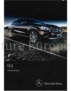 2016 MERCEDES BENZ GLA KLASSE INSTRUCTIEBOEKJE DUITS