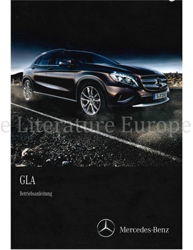 2016 MERCEDES BENZ GLA KLASSE BETRIEBSANLEITUNG DEUTSCH