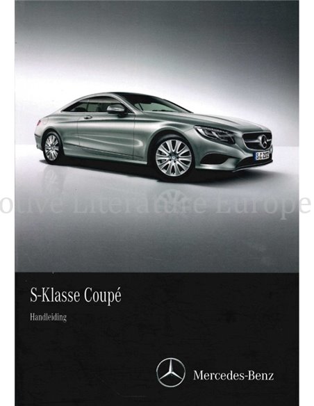 2013 MERCEDES BENZ S CLASS COUPE OWNERS MANUAL DUTCH