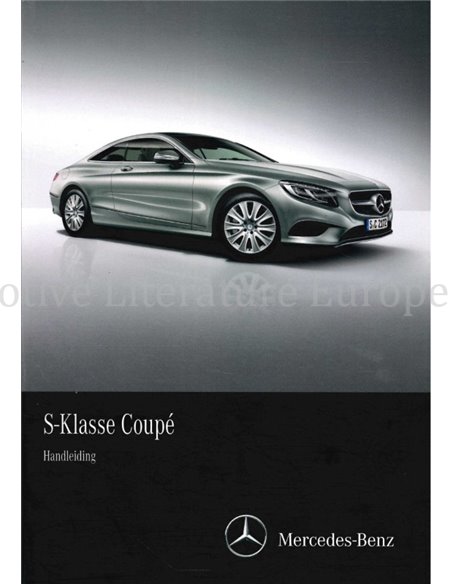 2013 MERCEDES BENZ S KLASSE COUPE BETRIEBSANLEITUNG NIEDERLÄNDISCH