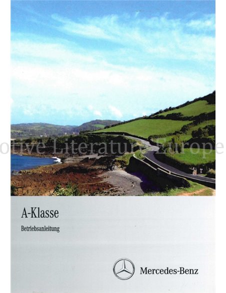 2011 MERCEDES BENZ A KLASSE INSTRUCTIEBOEKJE DUITS