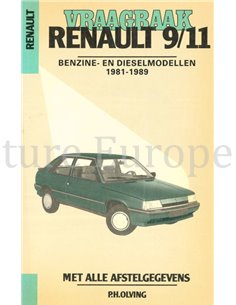 1981-1989 RENAULT 9 | 11 DIESEL REPARATURANLEITUNG NIEDERLÄNDISCH