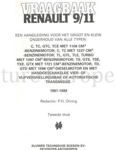 1981-1989 RENAULT 9 | 11 DIESEL REPARATURANLEITUNG NIEDERLÄNDISCH 2