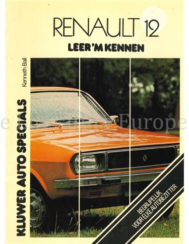 1970-1976 RENAULT 12, SEDAN | STATIONCAR REPAIR MANUAL DUTCH