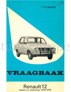 1970-1976 RENAULT 12, SEDAN | STATIONCAR  VRAAGBAAK NEDERLANDS