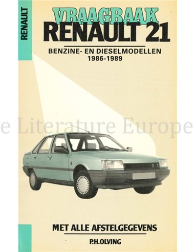 1986-1989 RENAULT 21 PETROL | DIESEL REPAIR MANUAL DUTCH
