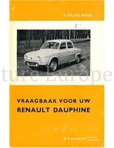 1963 - 1966 RENAULT DAUPHINE VRAAGBAAK NEDERLANDS