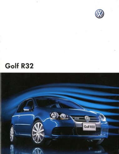 2007 VOLKSWAGEN GOLF R32 PROSPEKT JAPANISCH