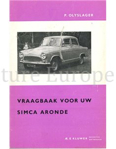 1954-1964 SIMCA ARONDE VRAAGBAAK NEDERLANDS
