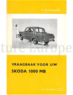 1965-1966 SKODA 1000 MB VRAAGBAAK NEDERLANDS