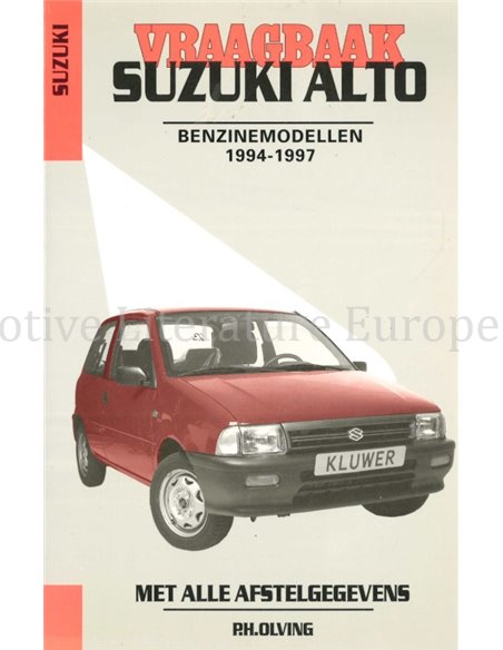 1994-1997 SUZUKI ALTO PETROL REPAIR MANUAL DUTCH