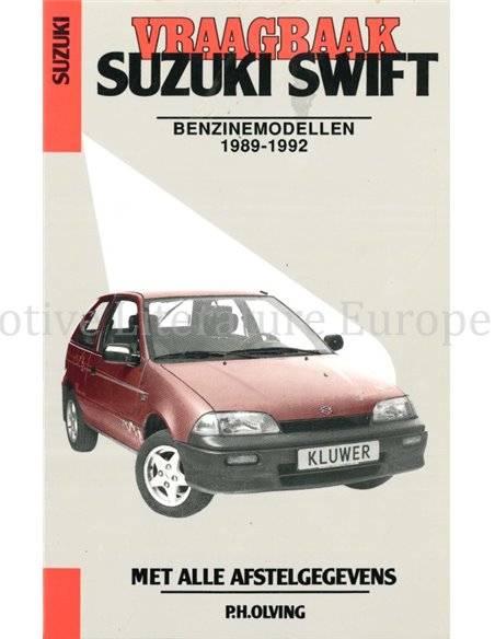 1989-1992 SUZUKI SWIFT BENZINE VRAAGBAAK NEDERLANDS