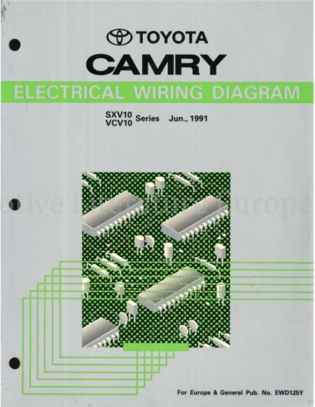 1991 TOYOTA CAMRY ELECTRICAL WIRING (SUPPLEMENT) DIAGRAM MULTI