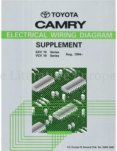1994 TOYOTA CAMRY ELECTRISCHE SCHEMA (SUPPLEMENT) WERKPLAATSHANDBOEK MULTI
