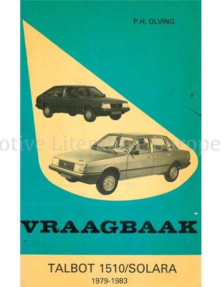 1979-1983 TALBOT 1510 | SOLARA VRAAGBAAK NEDERLANDS