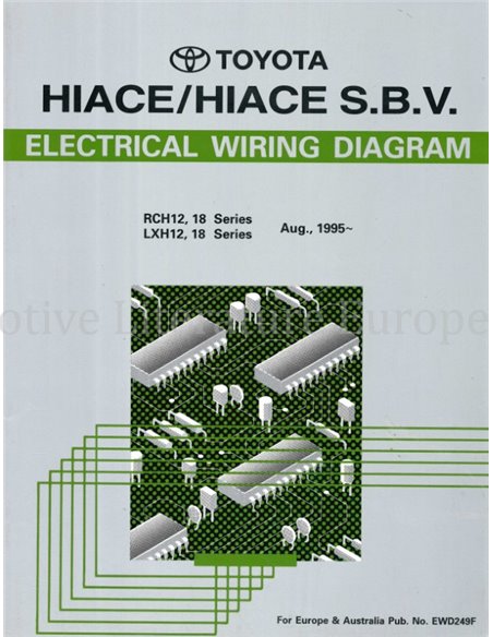 1995 TOYOTA HIACE (SBV) ELECTRICAL WIRING DIAGRAM MULTI