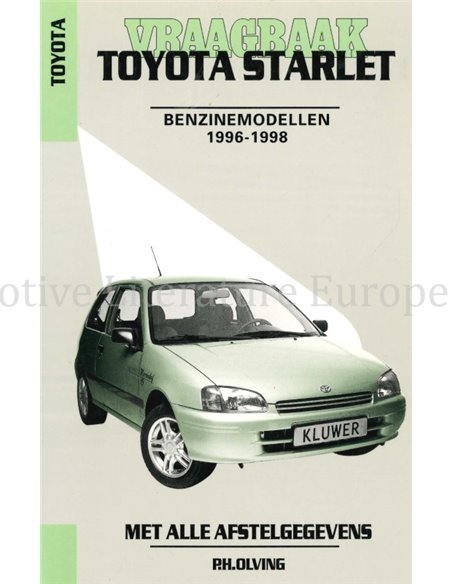 1996 - 1998 TOYOTA STARLET BENZIN REPARATURANLEITUNG NIEDERLÄNDISCH
