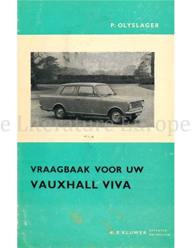 1963 - 1964 VAUXHALL VIVA REPARATURANLEITUNG NIEDERLÄNDISCH