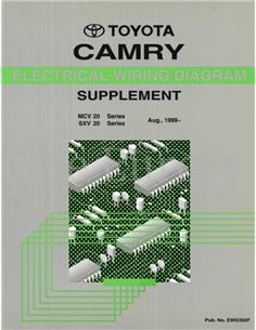 1999 TOYOTA CAMRY ELECTRICAL WIRING (SUPPLEMENT) DIAGRAM MULTI