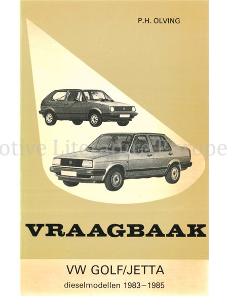1983 - 1985 VOLKSWAGEN GOLF | JETTA DIESEL REPERATURANLEITUNG NIEDERLÄNDISCH