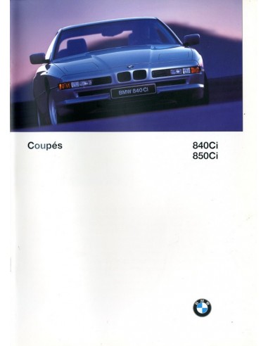 1997 BMW 8 SERIES BROCHURE ENGELS USA