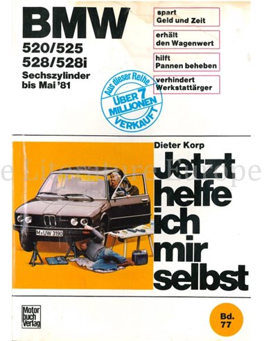 1972 - 1981 BMW 5 SERIES PETROL (6 CILINDER) VRAAGBAAK DUITS