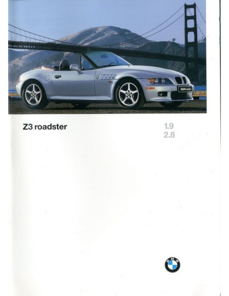1996 BMW Z3 ROADSTER BROCHURE ENGELS USA