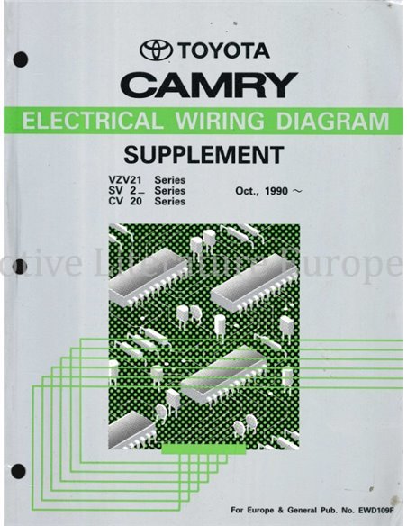 1990 TOYOTA CAMRY ELECTRICAL WIRING (SUPPLEMENT) DIAGRAM MULTI