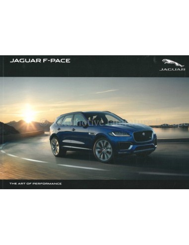 2017 JAGUAR F-PACE BROCHURE NEDERLANDS